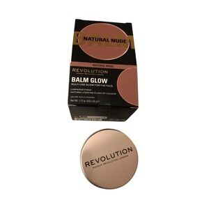 Revolution‎ Balm Glow Natural Nude Multi Use Cream Blush Highlighter 1.12 oz